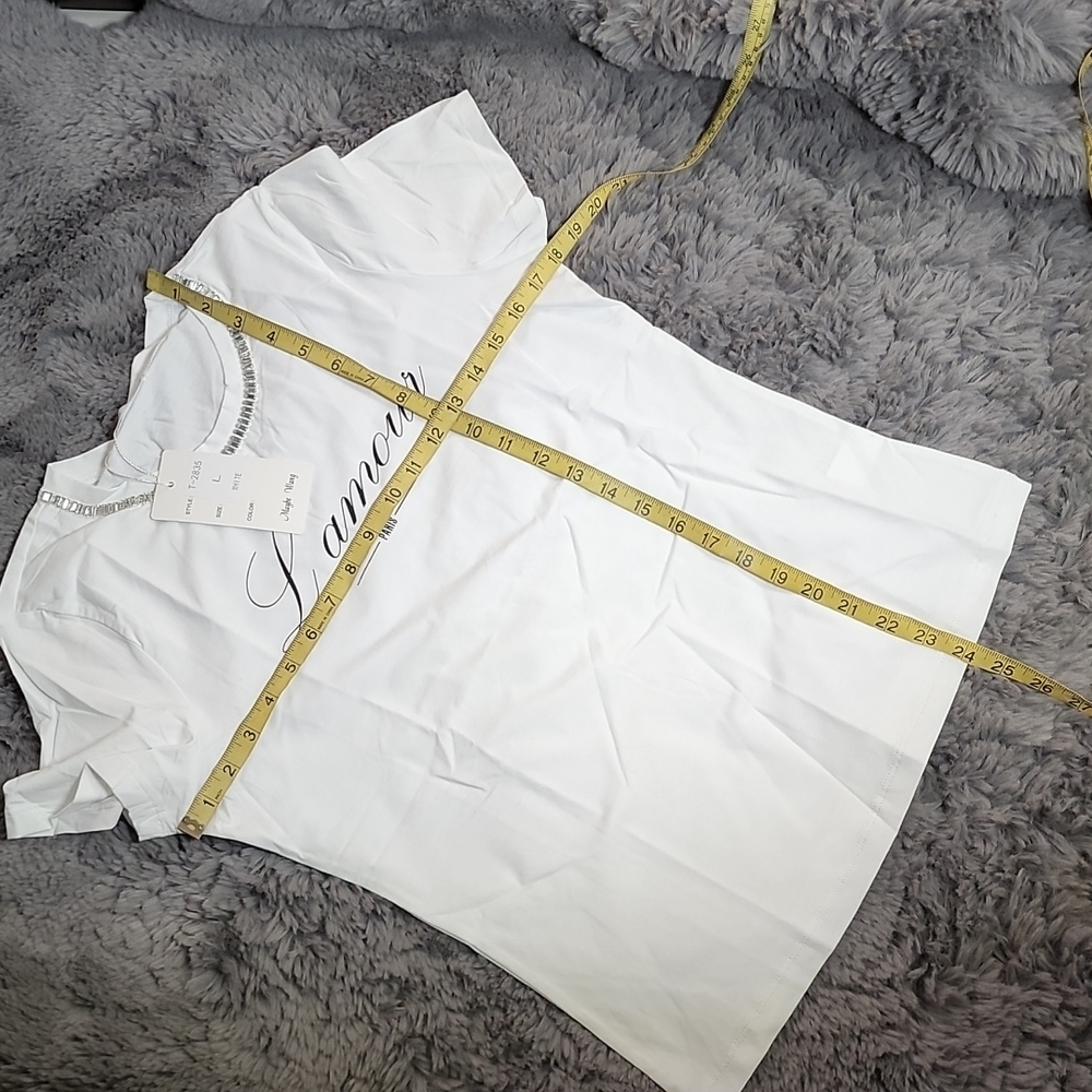 Maybe Wang White T-Shirt - Picture 7 of 7